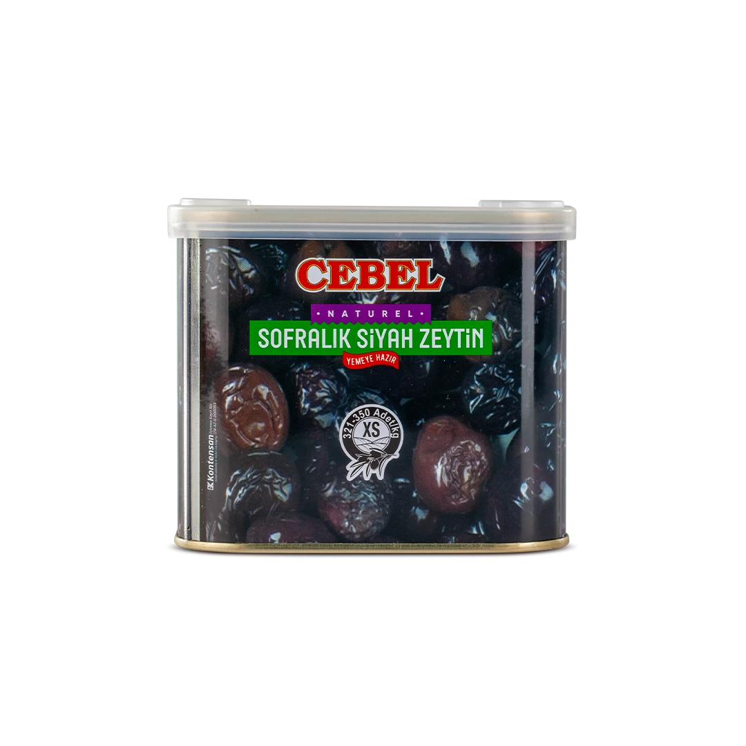 siyah zeytin s kalibre 321-350 375 gr tnk